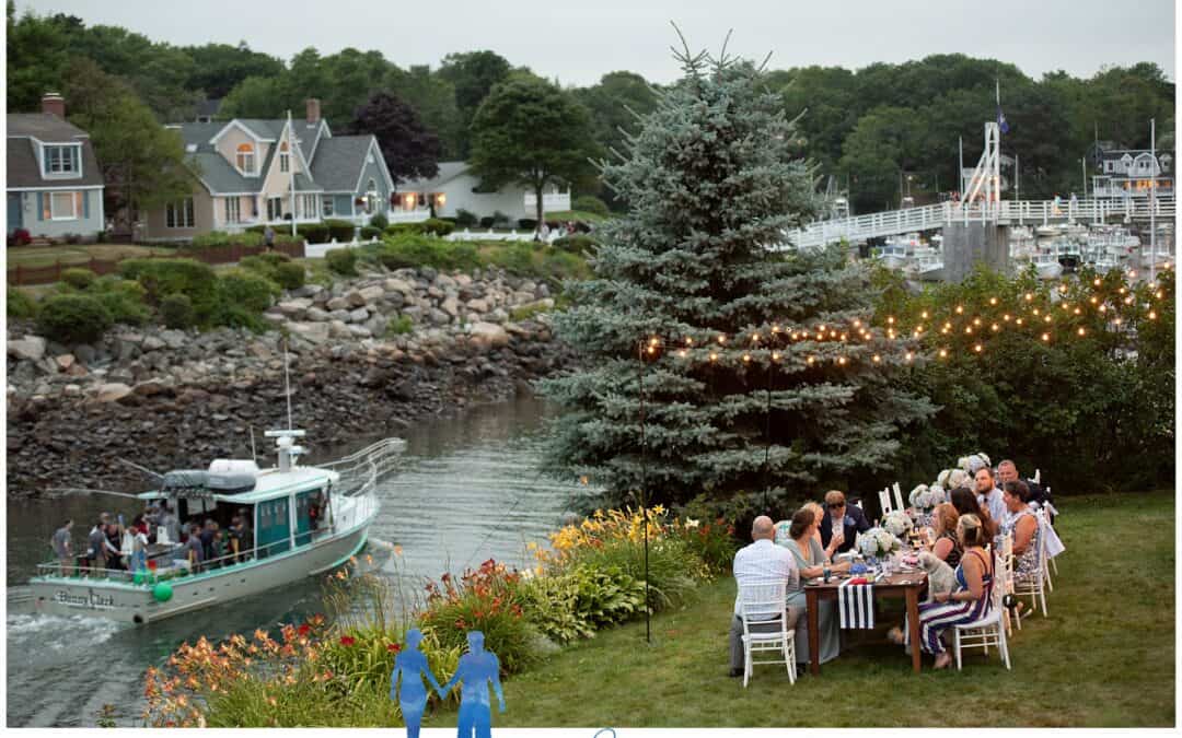 Jessica and Tim’s Backyard Ogunquit Wedding | Maine Wedding Photographers