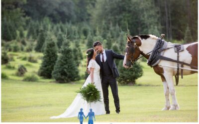 Unique Tree Farm Wedding | Maine Wedding Photographers