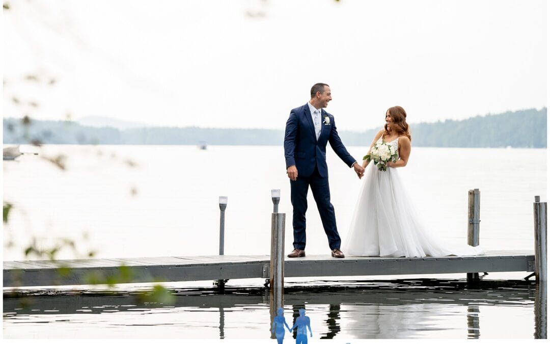 Backyard Tented Wedding | Thompson Lake Wedding | Melanie and Steve