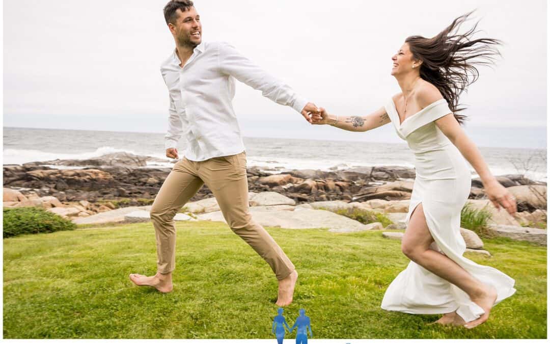 Backyard Wedding in Kennebunkport Maine | Dana and Patrick