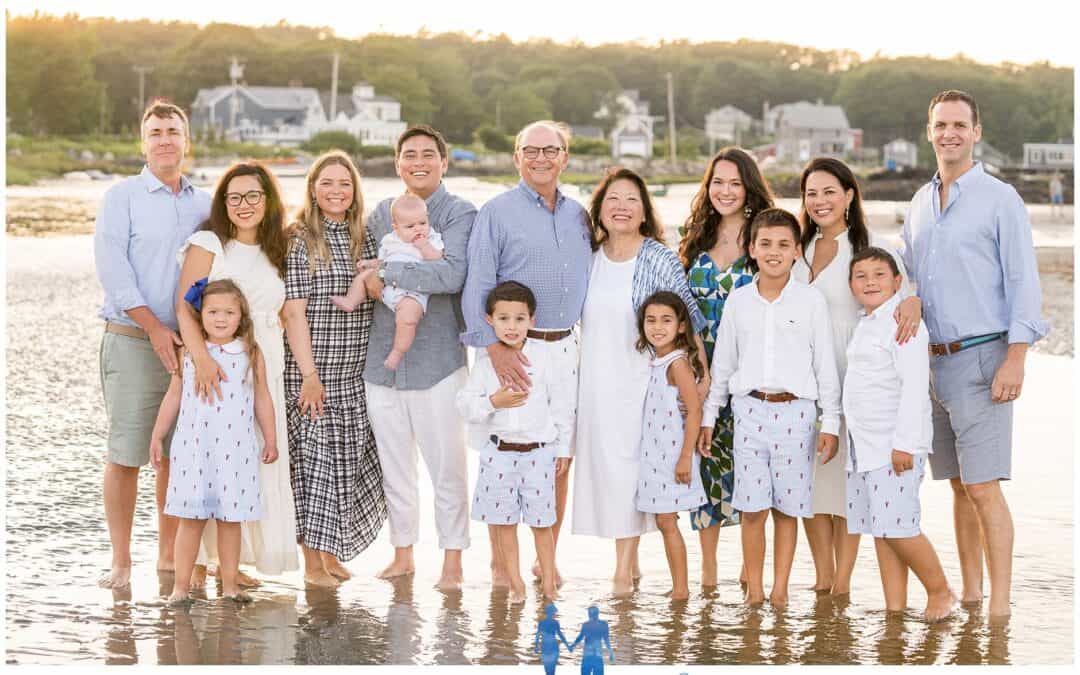 Turbats Creek, Kennebunkport Family Portraits | The H Extended Family