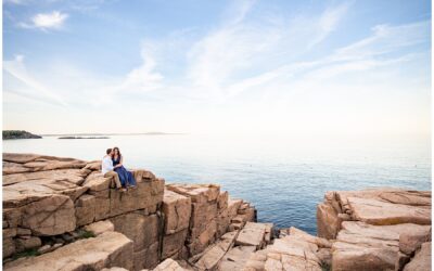 Alyssa and AJ’s Acadia National Park Engagement | Bar Harbor Wedding Photographers