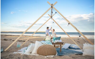 Beach Picnic Wedding | Old Orchard Beach Wedding Photographers