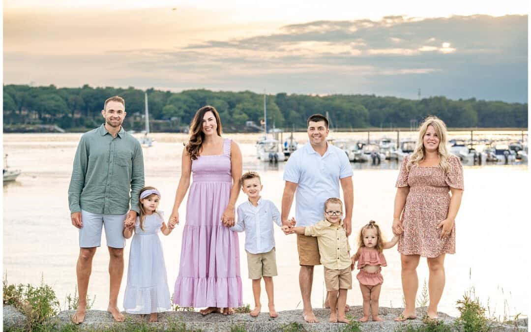 Camp Ellis Family Portraits with the B Family | Saco Maine Family Photographer