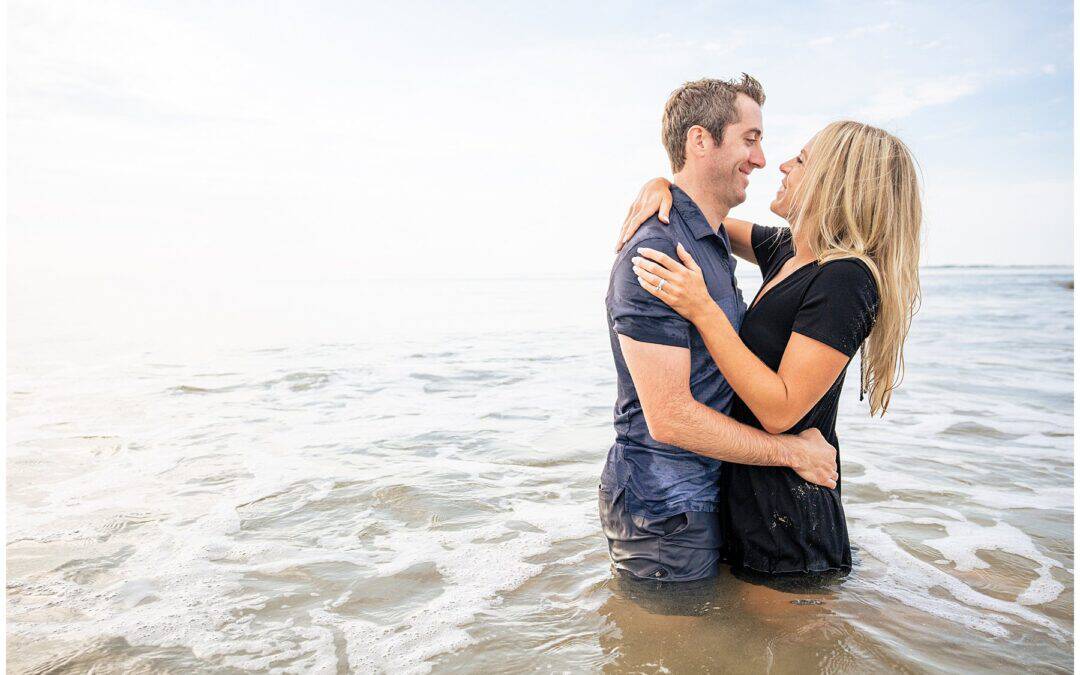 Old Orchard Beach Engagement Session | Sarah and Jack
