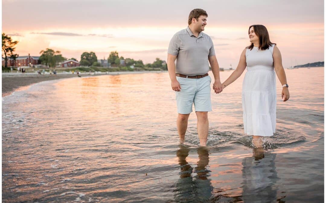 Kayla and Brendon’s SMCC Engagement Session | South Portland Maine