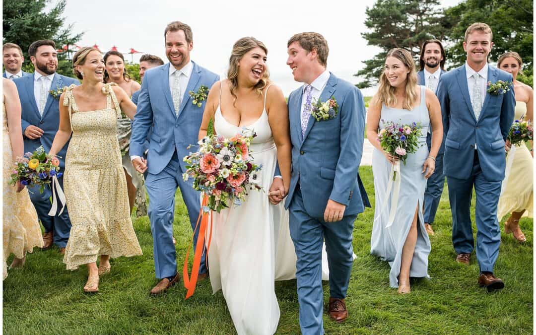 Katie and Seth’s summer wedding at The Colony Hotel in Kennebunkport, ME