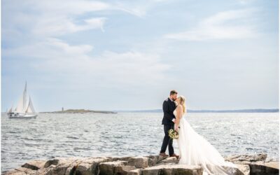 Rachel and William’s Inn on Peaks Island Wedding