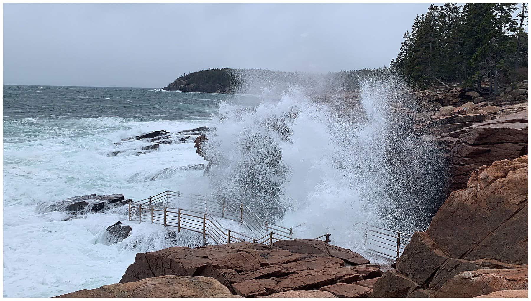 Thunder Hole in Acadia National Park