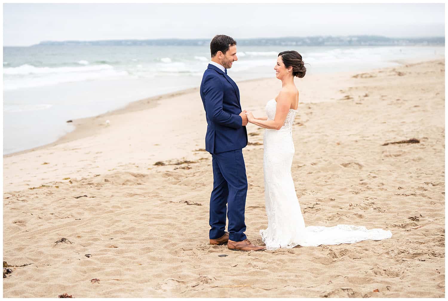 Wells Beach wedding photos. Josia's River Farm Wedding Photographers, Two Adventurous Souls