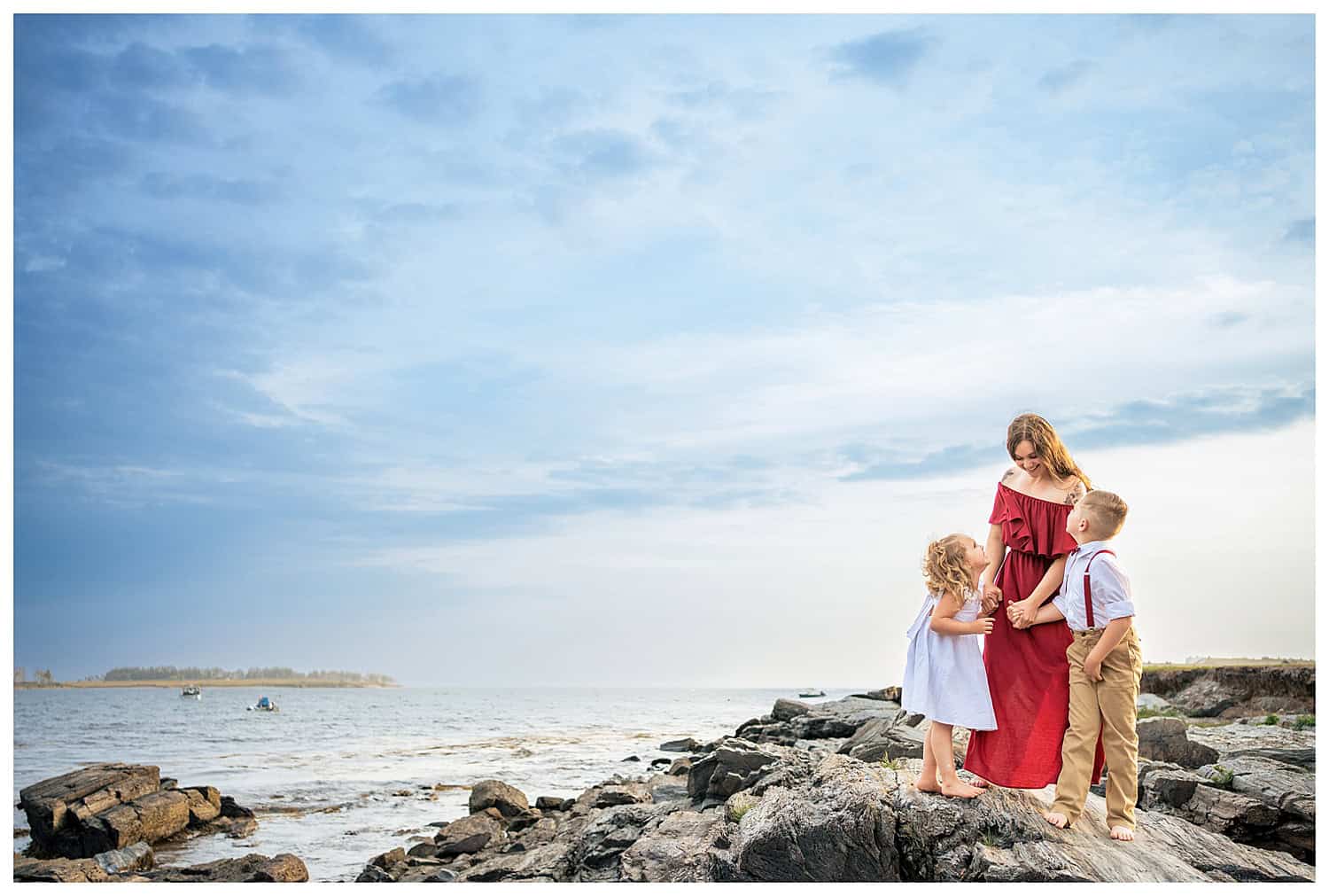 Kettle Cove Family Portraits captured by Cape Elizabeth Family Photographer, Brittany of Two Adventurous Souls