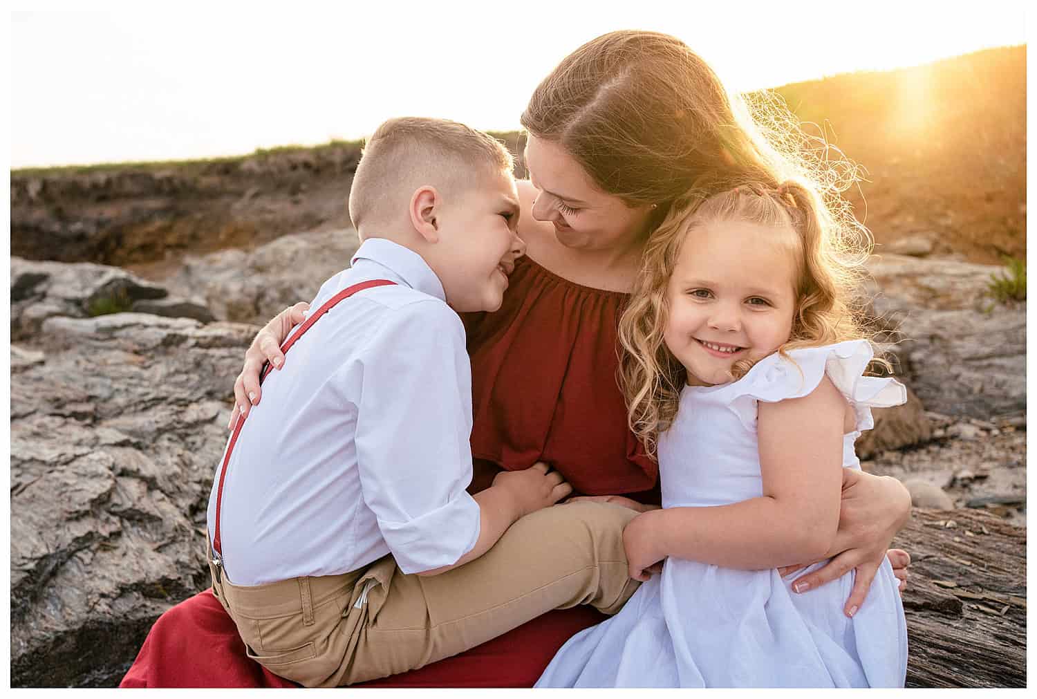 Kettle Cove Family Portraits captured by Cape Elizabeth Family Photographer, Brittany of Two Adventurous Souls