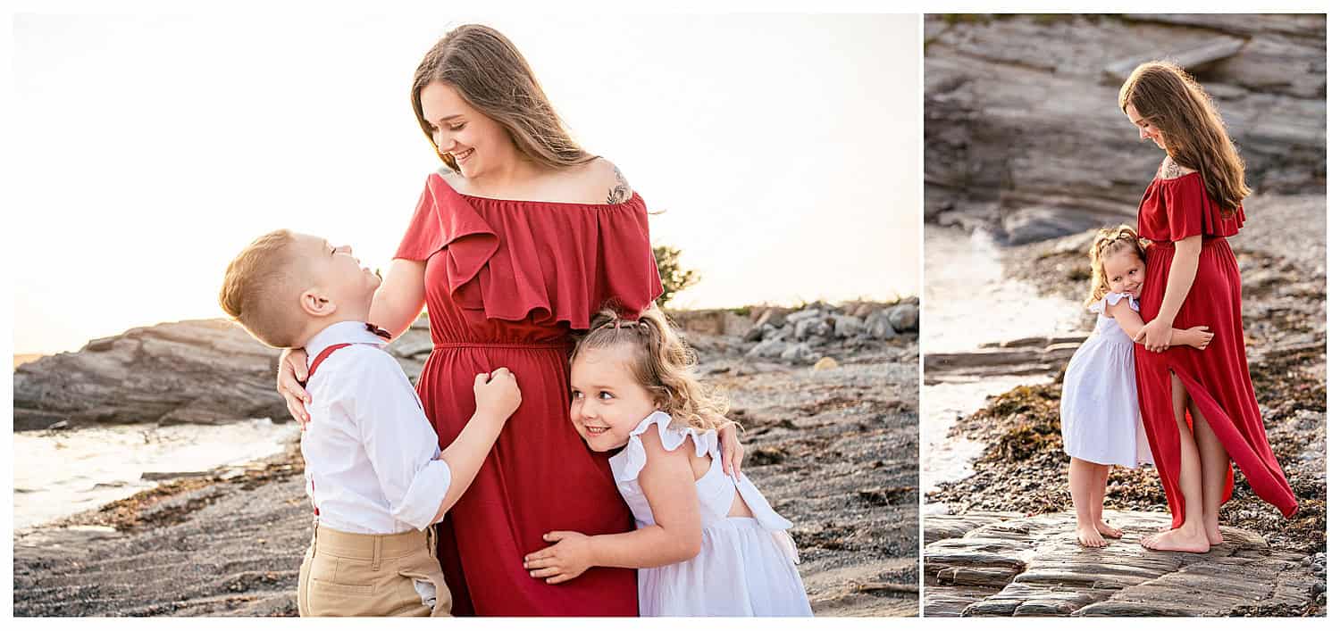 Kettle Cove Family Portraits captured by Cape Elizabeth Family Photographer, Brittany of Two Adventurous Souls