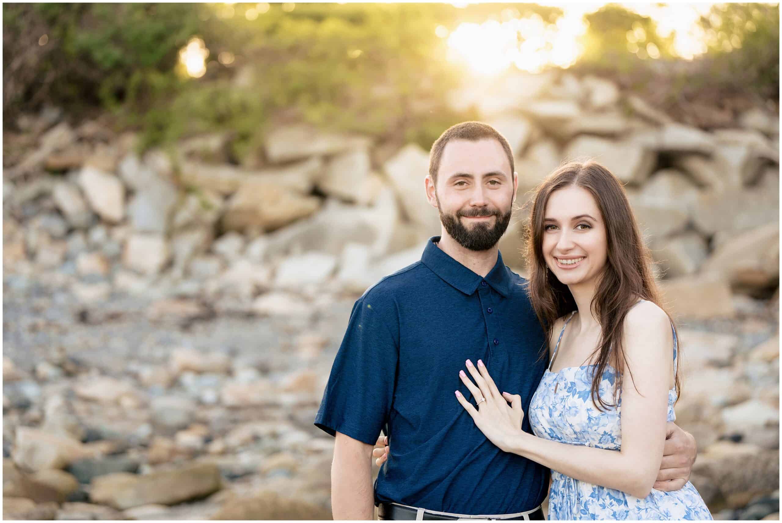 Biddeford Pool Engagement Session by Maine Wedding Photographers, Two Adventurous Souls
