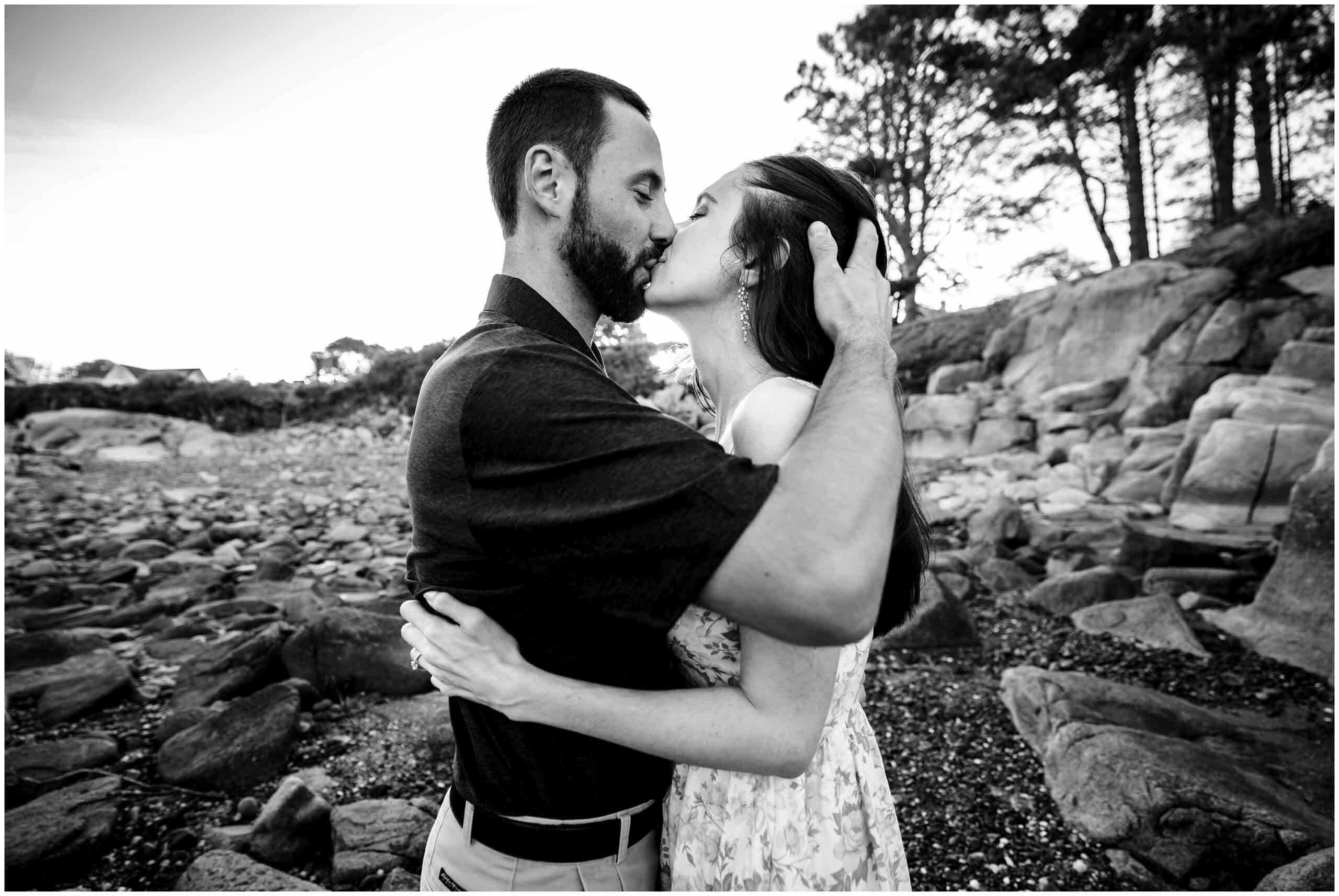 Biddeford Pool Engagement Session by Maine Wedding Photographers, Two Adventurous Souls