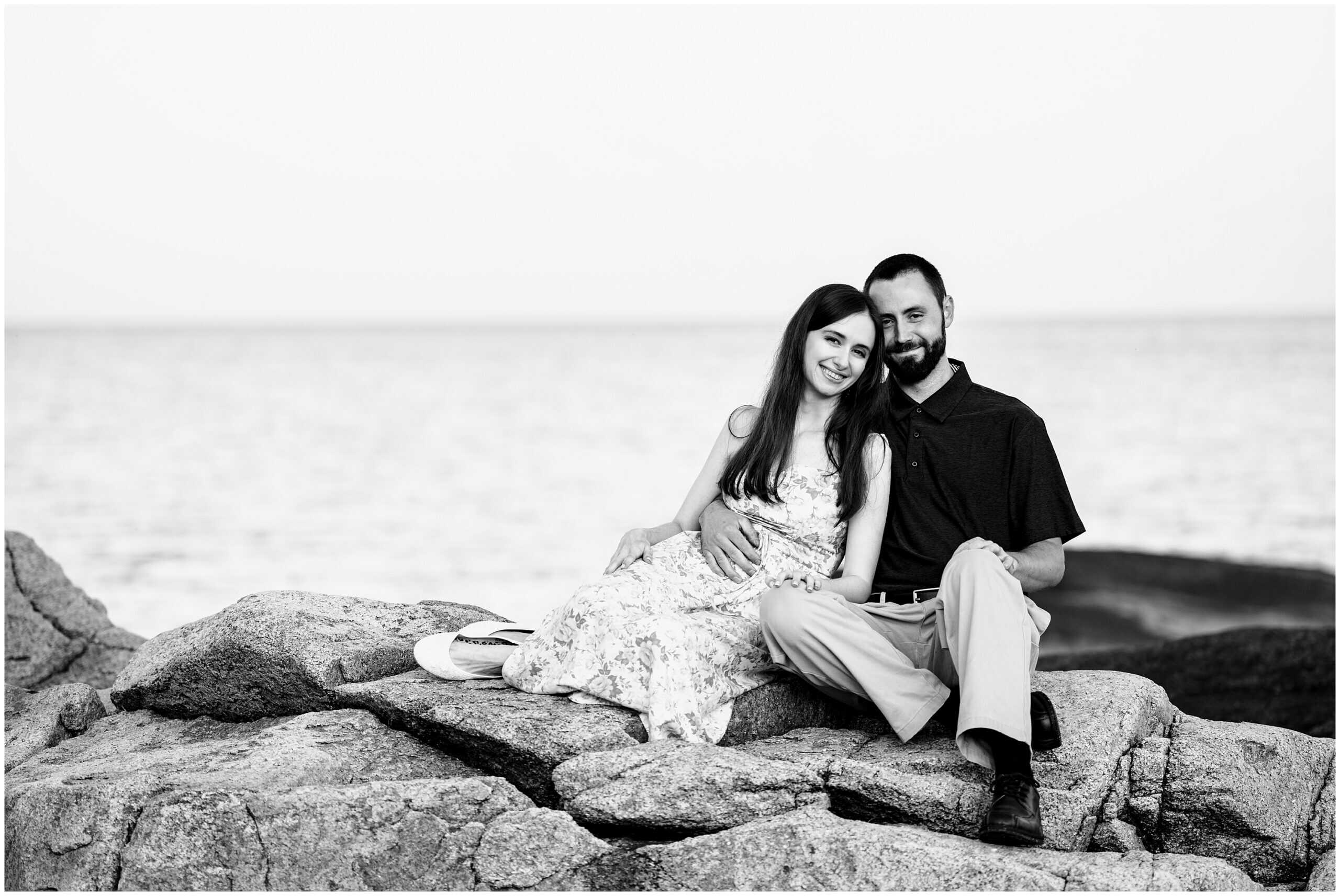 Biddeford Pool Engagement Session by Maine Wedding Photographers, Two Adventurous Souls
