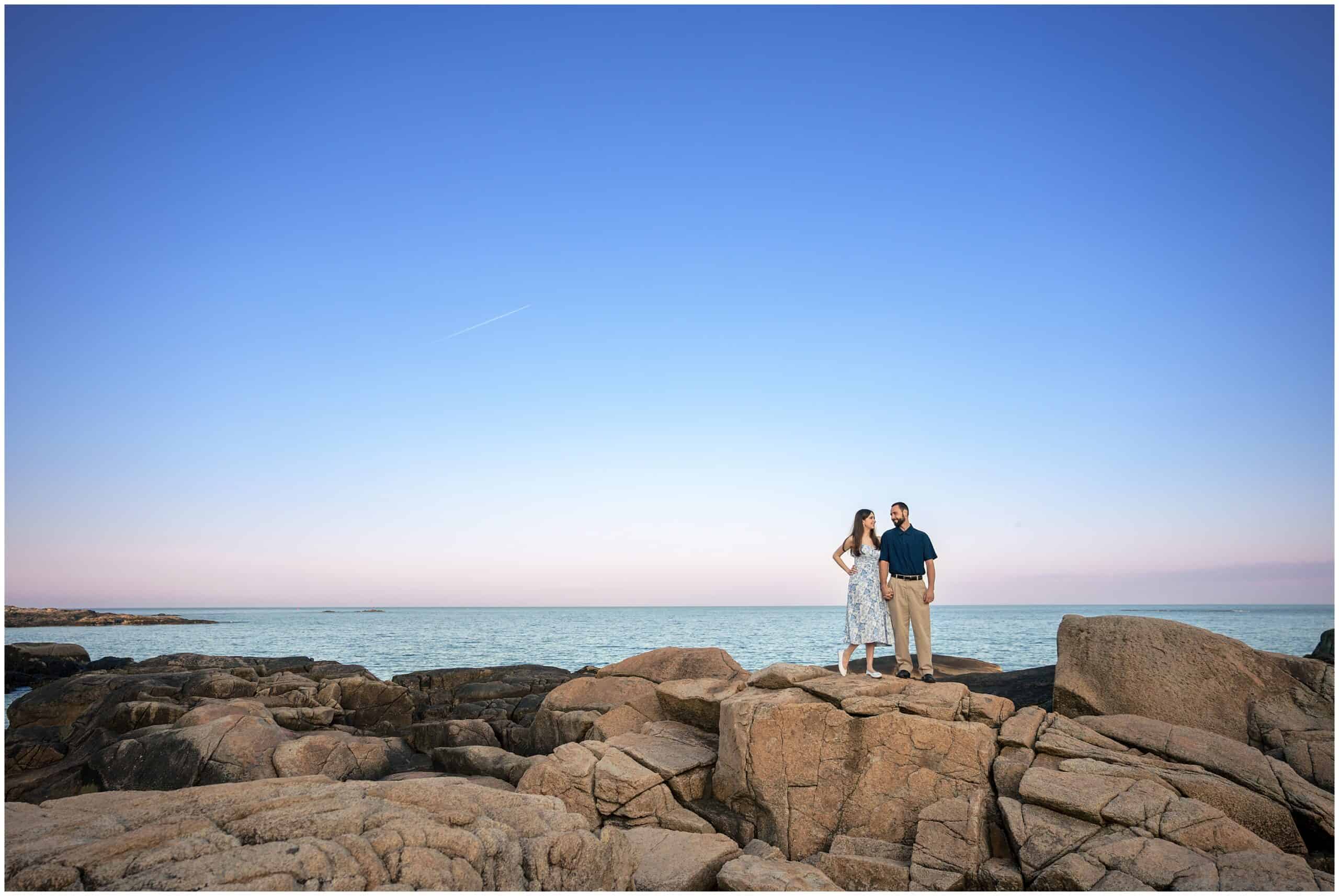 Biddeford Pool Engagement Session by Maine Wedding Photographers, Two Adventurous Souls