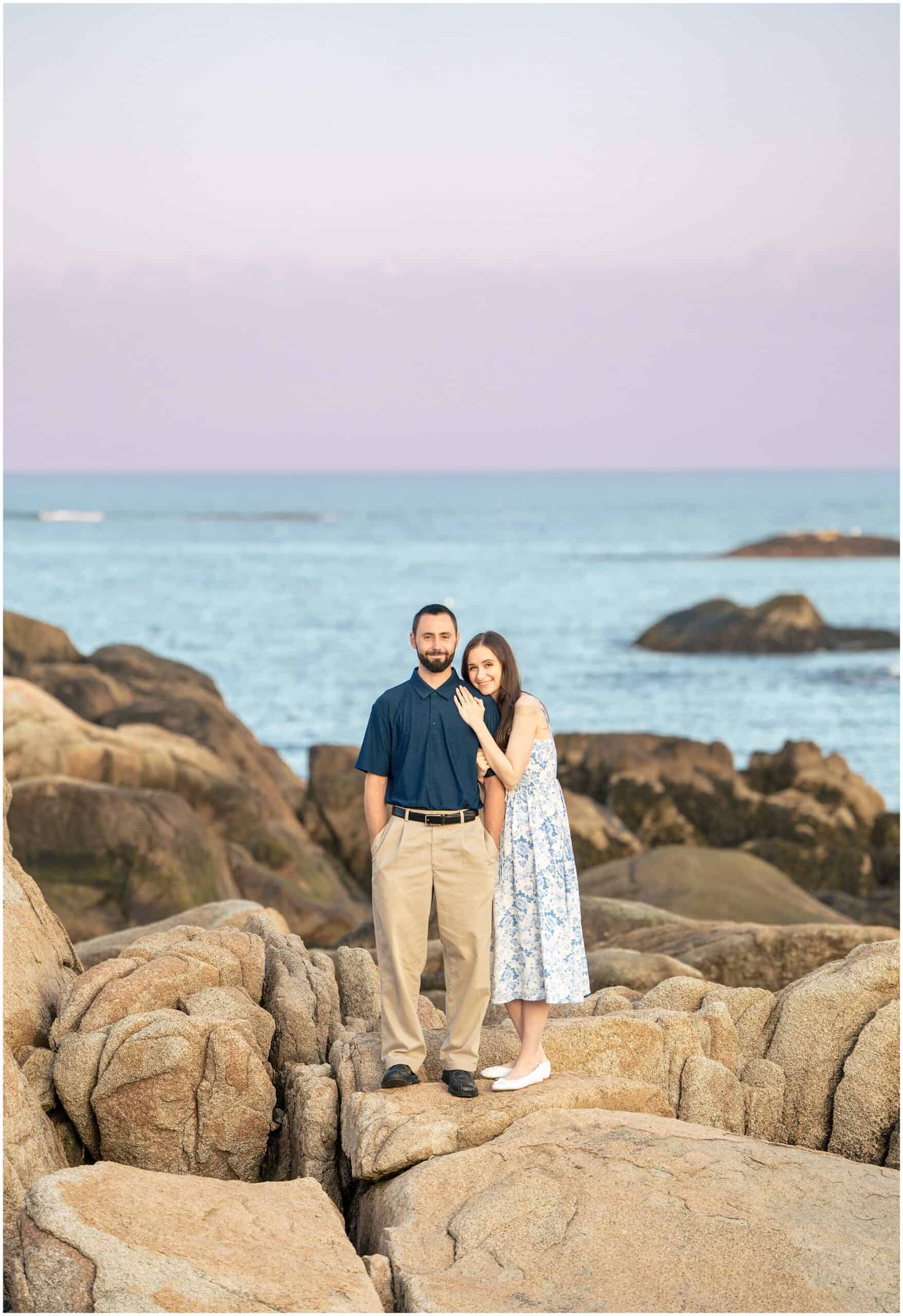 Biddeford Pool Engagement Session by Maine Wedding Photographers, Two Adventurous Souls