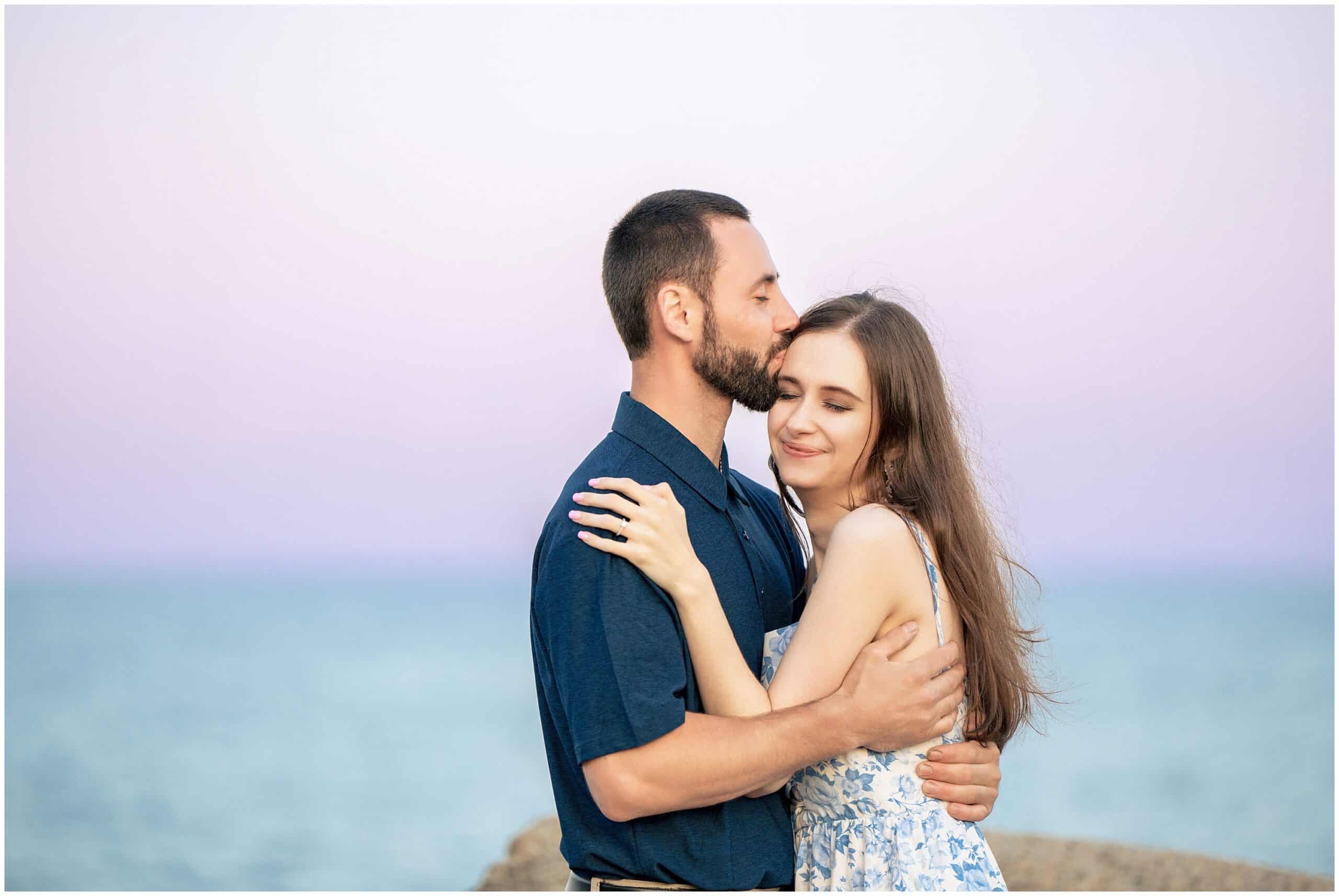 Biddeford Pool Engagement Session by Maine Wedding Photographers, Two Adventurous Souls