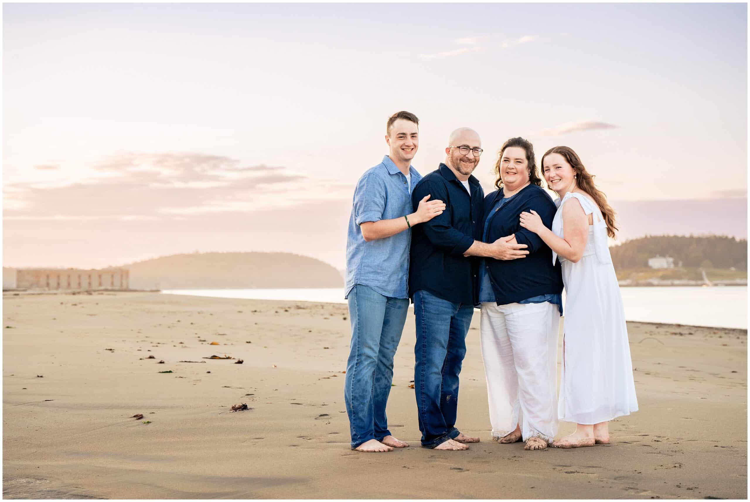 Popham Beach Family Photographers, Phippsburg Maine Family Photos, Two Adventurous Souls