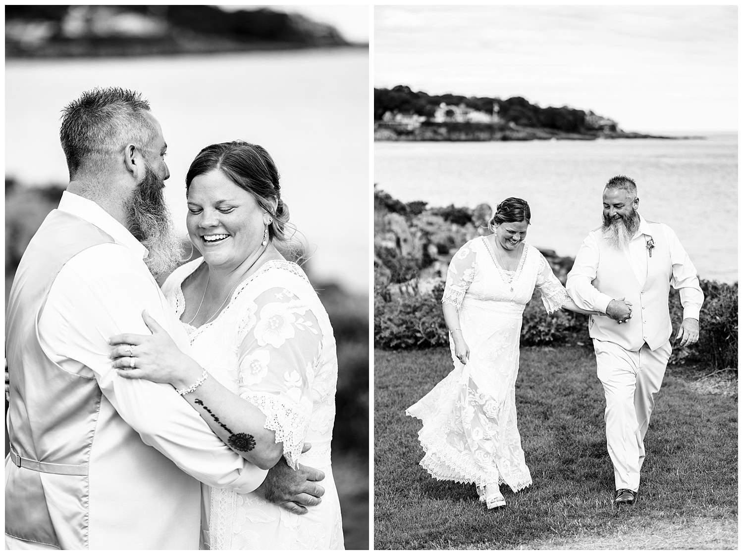 Stage Neck Inn Wedding captured by York Maine wedding photographers, Two Adventurous Souls