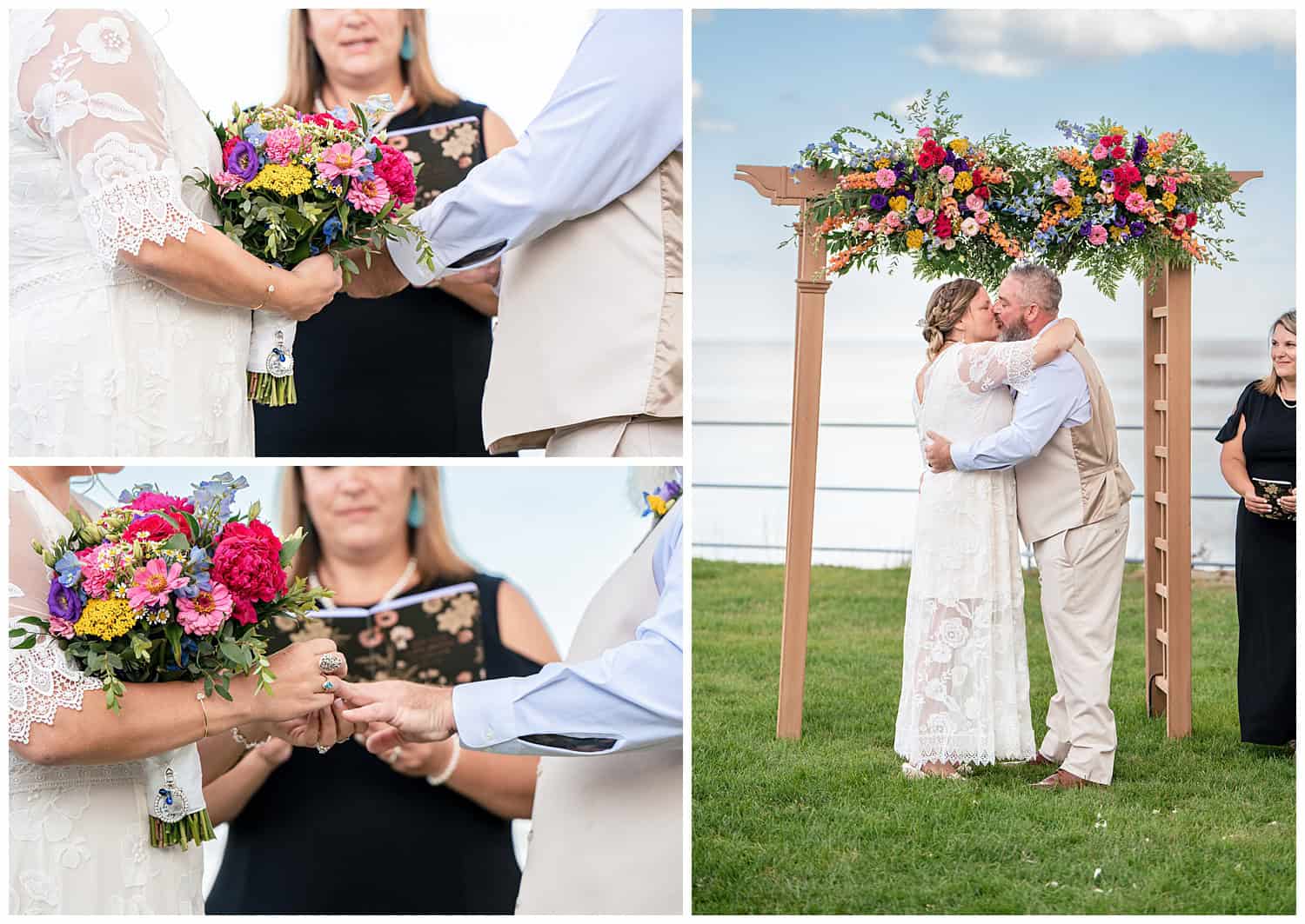 Stage Neck Inn Wedding captured by York Maine wedding photographers, Two Adventurous Souls