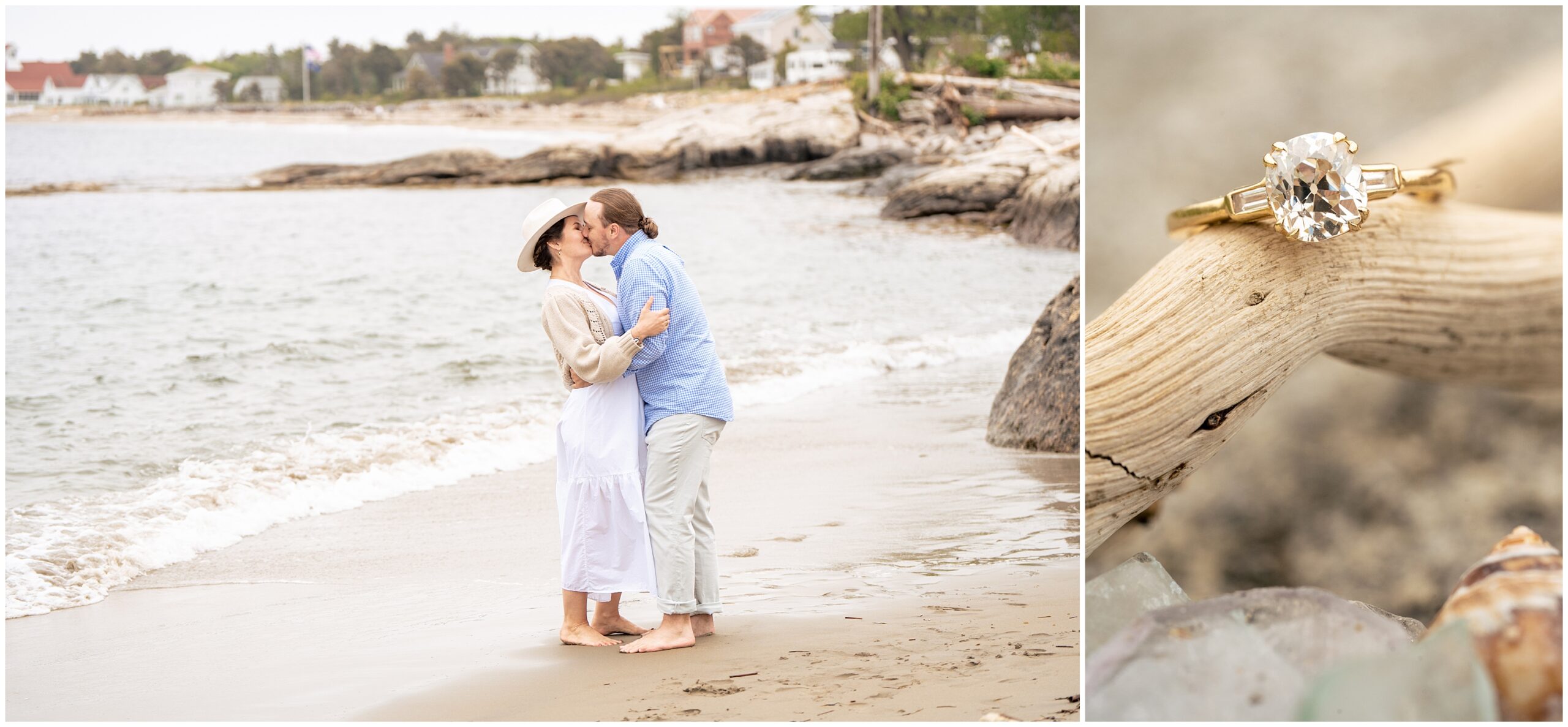 Phippsburg Engagement Session, 1774 Inn Wedding,