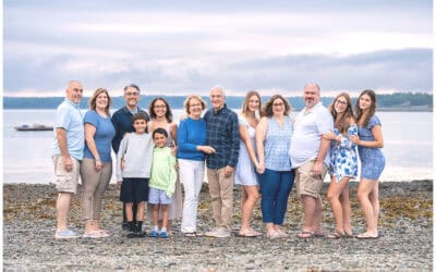 The Charney Family’s Extended Bar Harbor Family Portraits