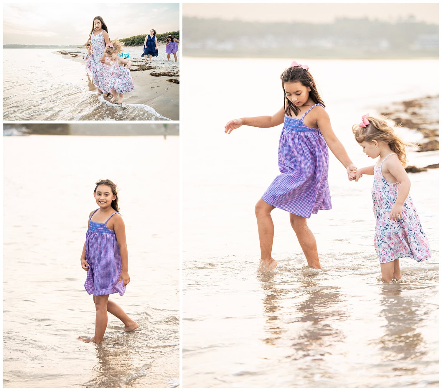 Wells Beach Family Photos, Drakes Island Family Photographer