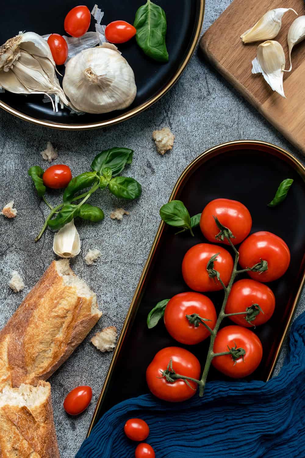 Maine Food Photographer, Maine product and branding photographer, Bruchetta, deconstructed bruchetta
