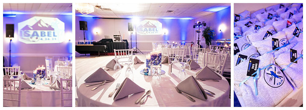Congregation Bet Ha'am Bat Mitzvah with Keeley Banquet center party