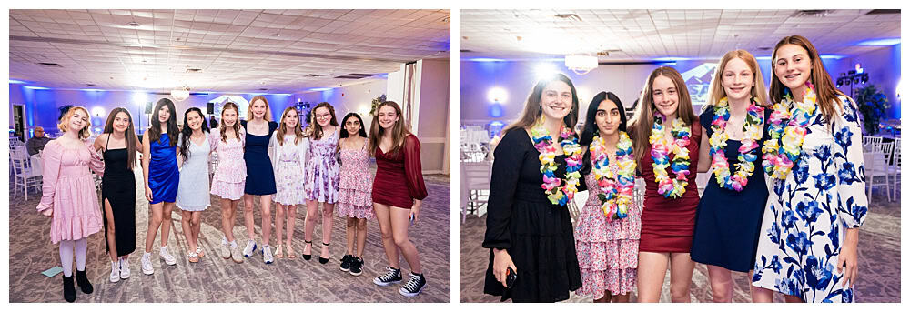 Congregation Bet Ha'am Bat Mitzvah with Keeley Banquet center party