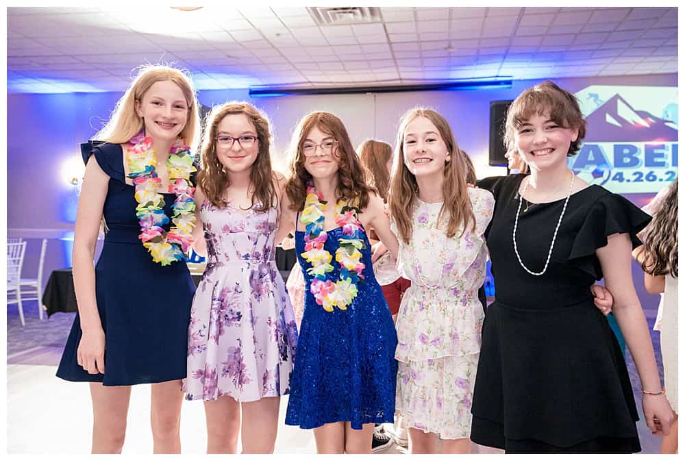 Congregation Bet Ha'am Bat Mitzvah with Keeley Banquet center party