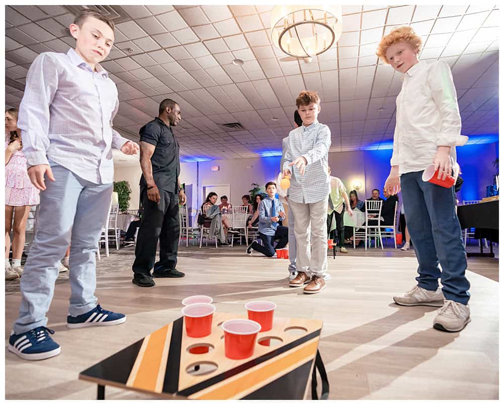 Congregation Bet Ha'am Bat Mitzvah with Keeley Banquet center party