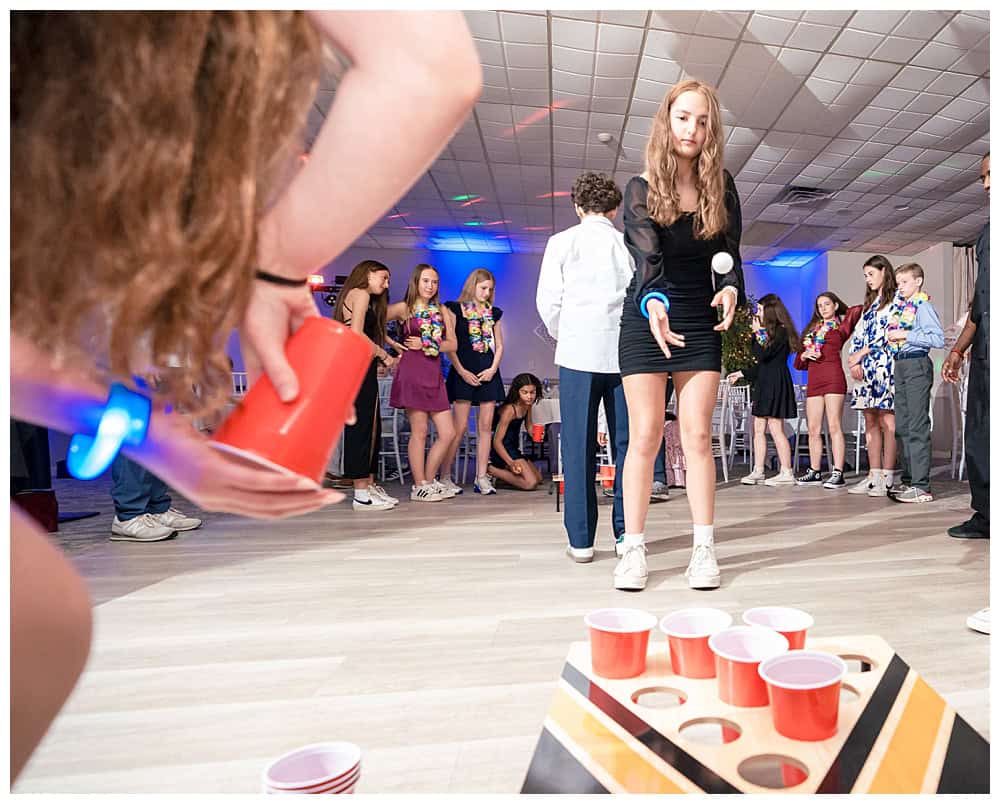 Congregation Bet Ha'am Bat Mitzvah with Keeley Banquet center party