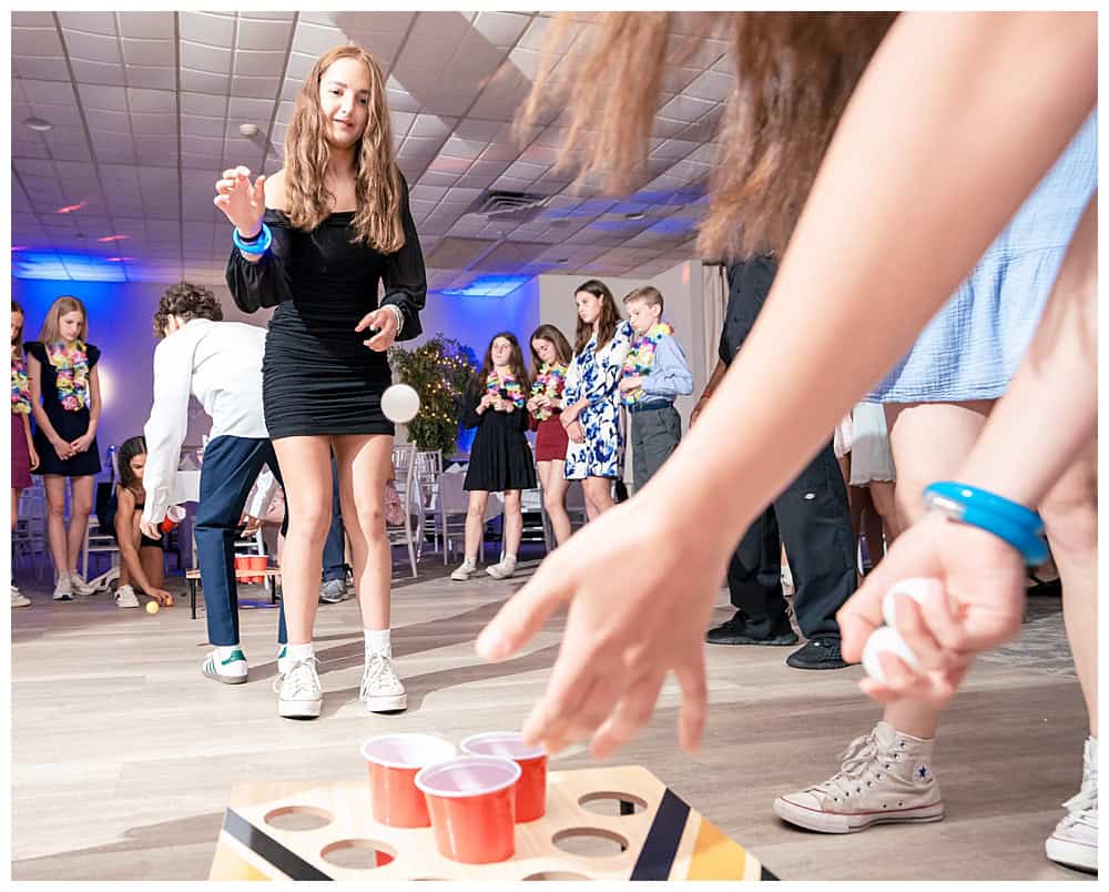 Congregation Bet Ha'am Bat Mitzvah with Keeley Banquet center party