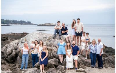 The Weller Family’s Boothbay Harbor Extended Family Portraits