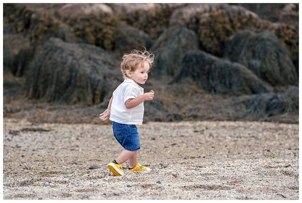 Boothbay Harbor Family Photos, Boothbay Harbor Family Photographer, Extended family portraits on a sandy beach