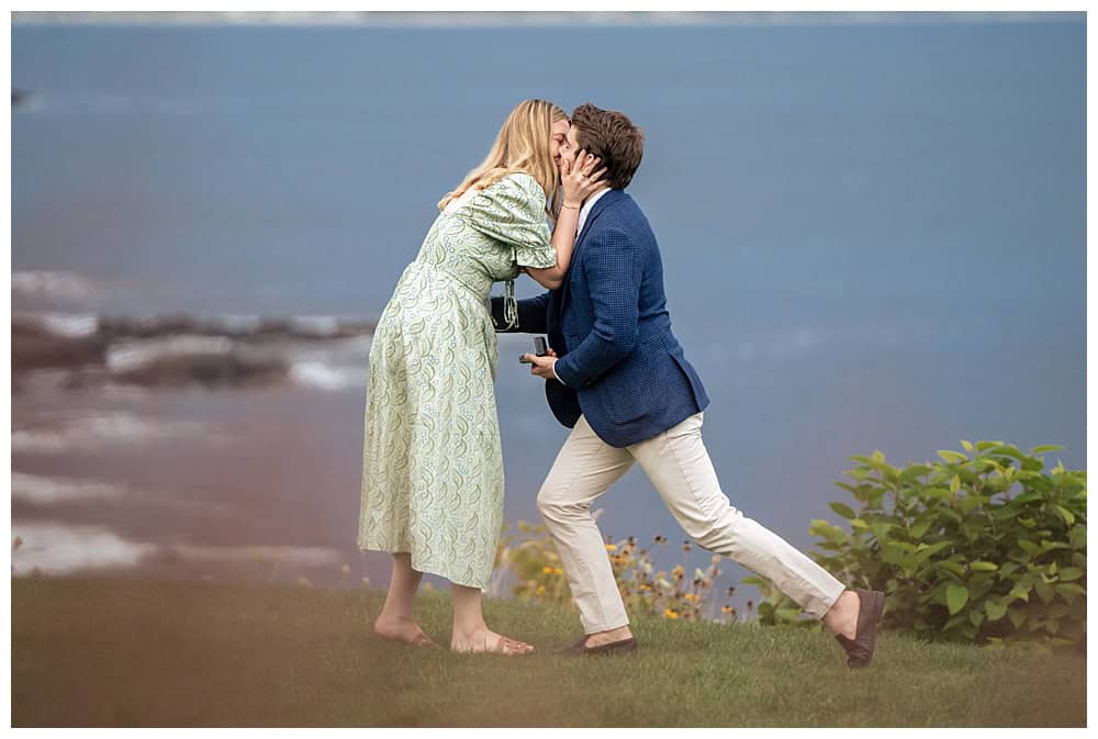 Cliff House Surprise Proposal in Ogunquit Maine