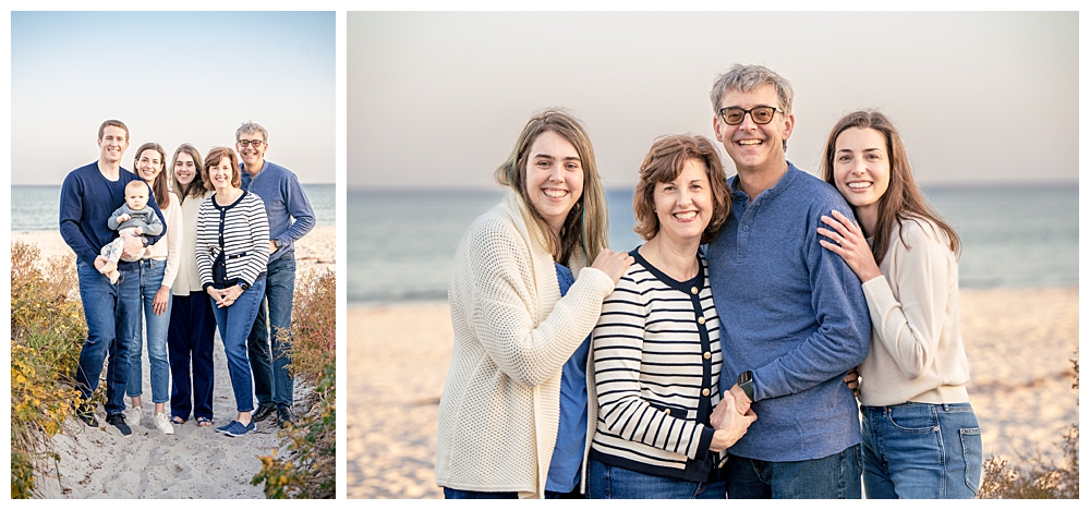 Goose Rocks Beach Family Photos in the fall