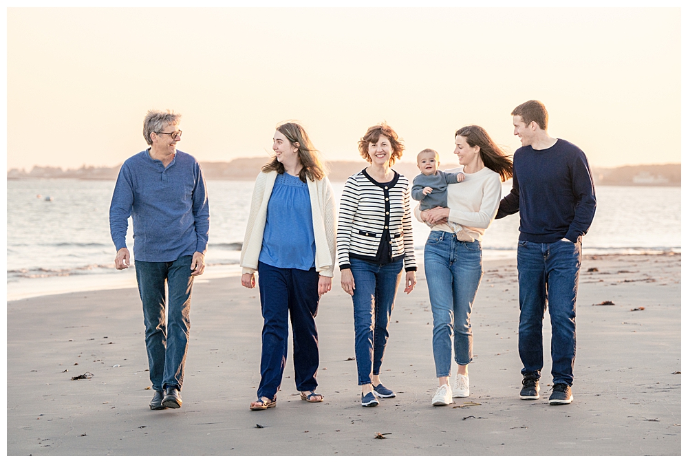 Goose Rocks Beach Family Photos in the fall