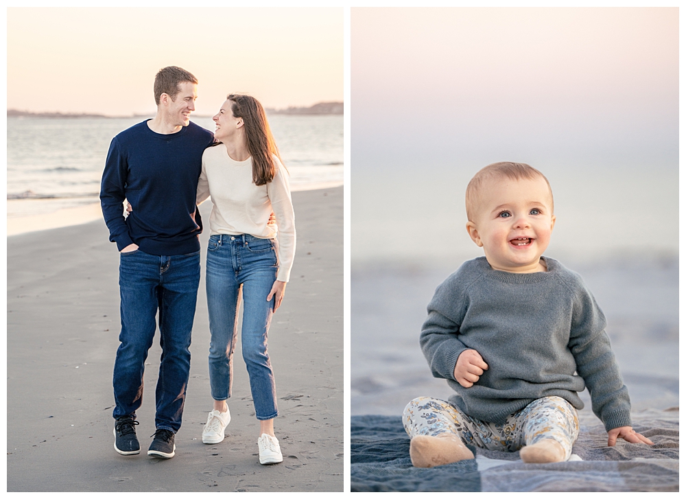 Goose Rocks Beach Family Photos in the fall