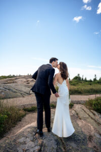Bar Harbor Inn Wedding, Acadia National Park, Cadillac Mountain Summit Wedding