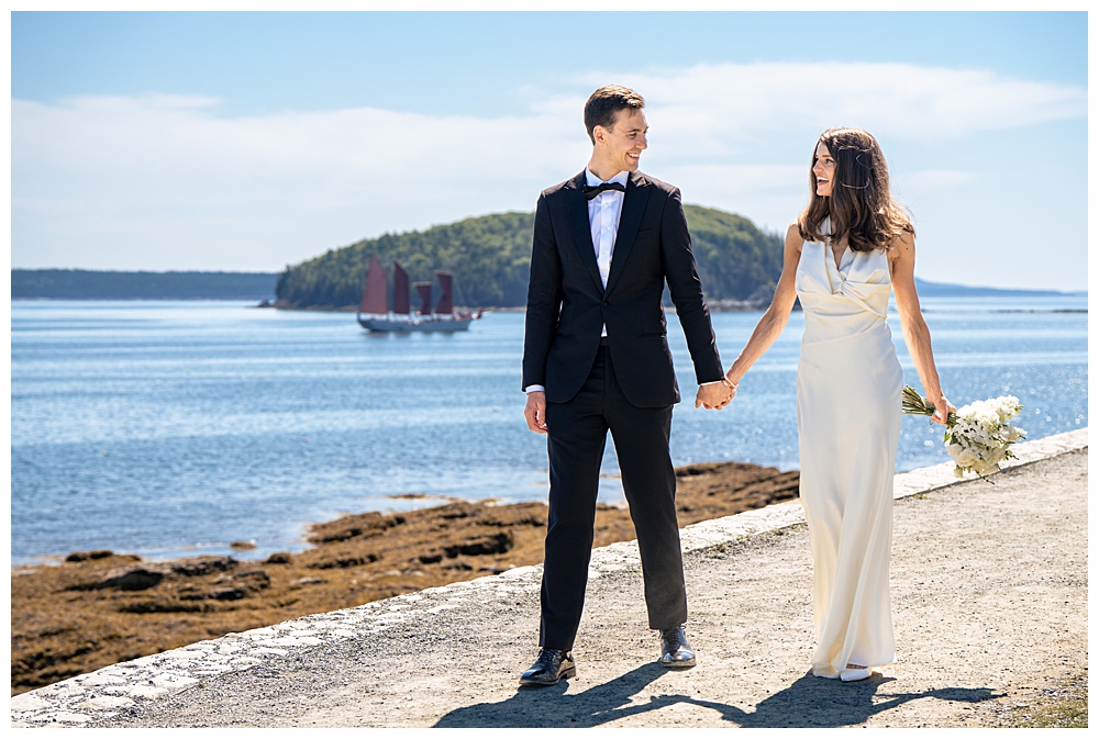 Bar Harbor Inn wedding with a Cadillac Mountain Wedding Ceremony in Acadia National Park, Captured by Bar Harbor Wedding Photographers, Two Adventurous Souls