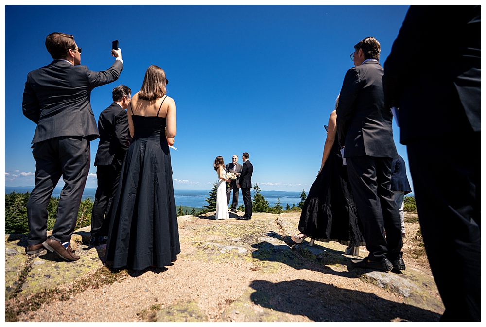 Bar Harbor Inn wedding with a Cadillac Mountain Wedding Ceremony in Acadia National Park, Captured by Bar Harbor Wedding Photographers, Two Adventurous Souls