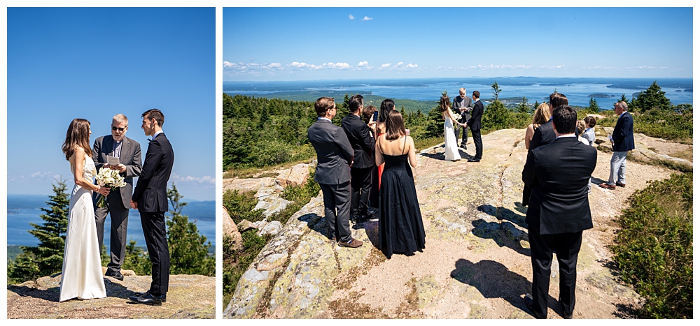 Bar Harbor Inn wedding with a Cadillac Mountain Wedding Ceremony in Acadia National Park, Captured by Bar Harbor Wedding Photographers, Two Adventurous Souls
