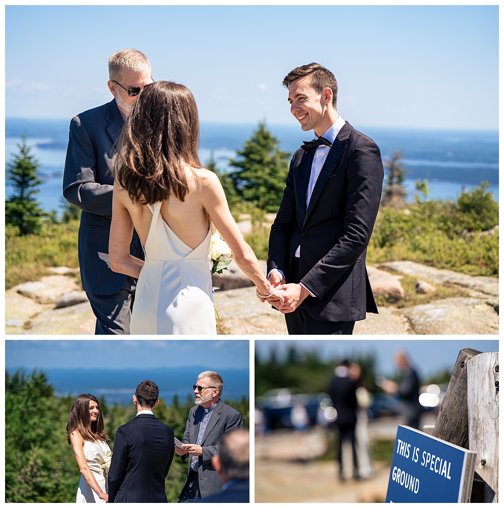 Bar Harbor Inn wedding with a Cadillac Mountain Wedding Ceremony in Acadia National Park, Captured by Bar Harbor Wedding Photographers, Two Adventurous Souls