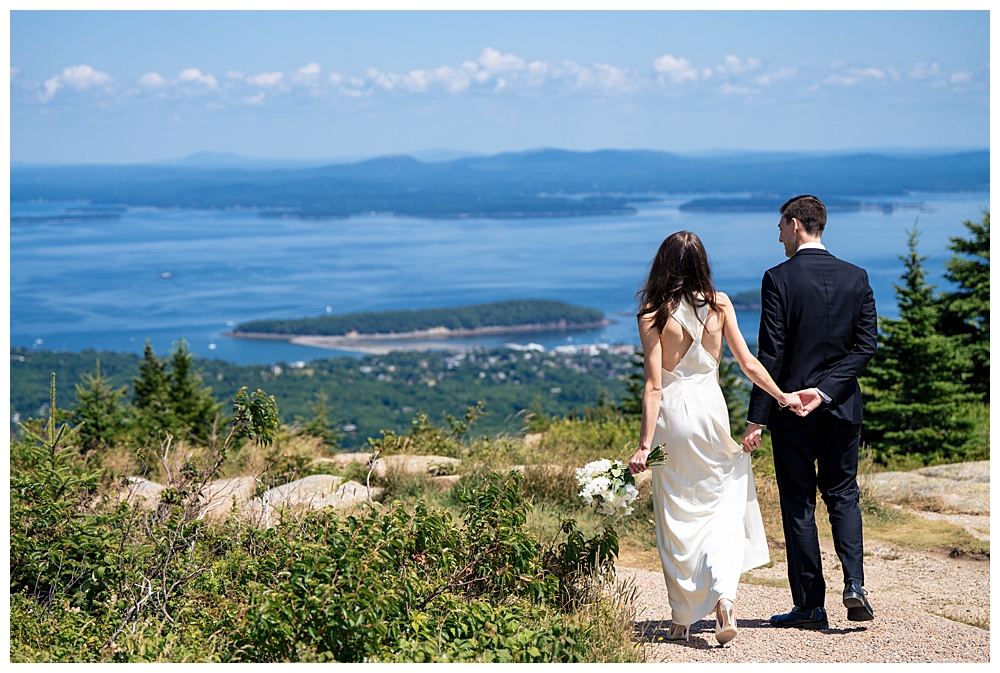 Bar Harbor Inn wedding with a Cadillac Mountain Wedding Ceremony in Acadia National Park, Captured by Bar Harbor Wedding Photographers, Two Adventurous Souls