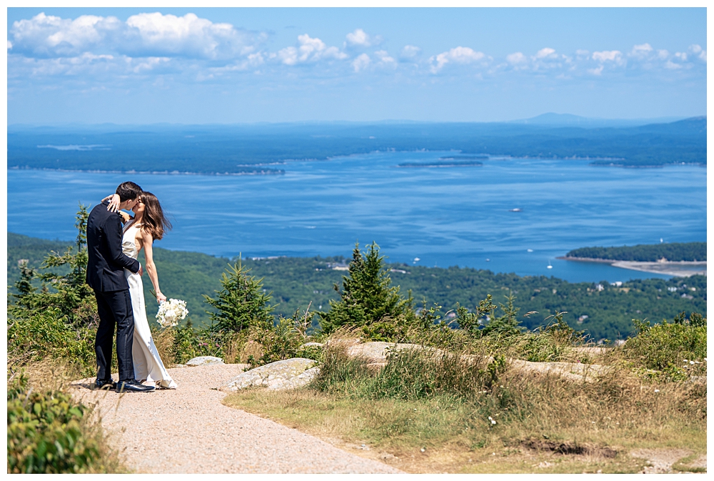 Bar Harbor Inn wedding with a Cadillac Mountain Wedding Ceremony in Acadia National Park, Captured by Bar Harbor Wedding Photographers, Two Adventurous Souls