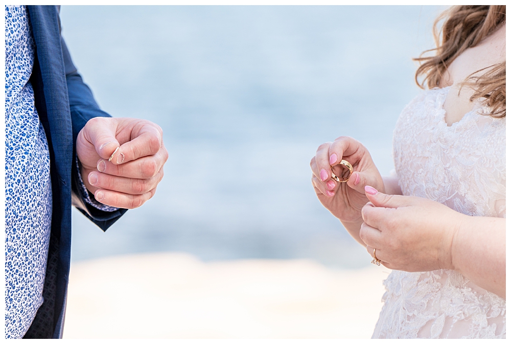 Bar Harbor Wedding Photos at Otter Cliffs in Acadia National Park